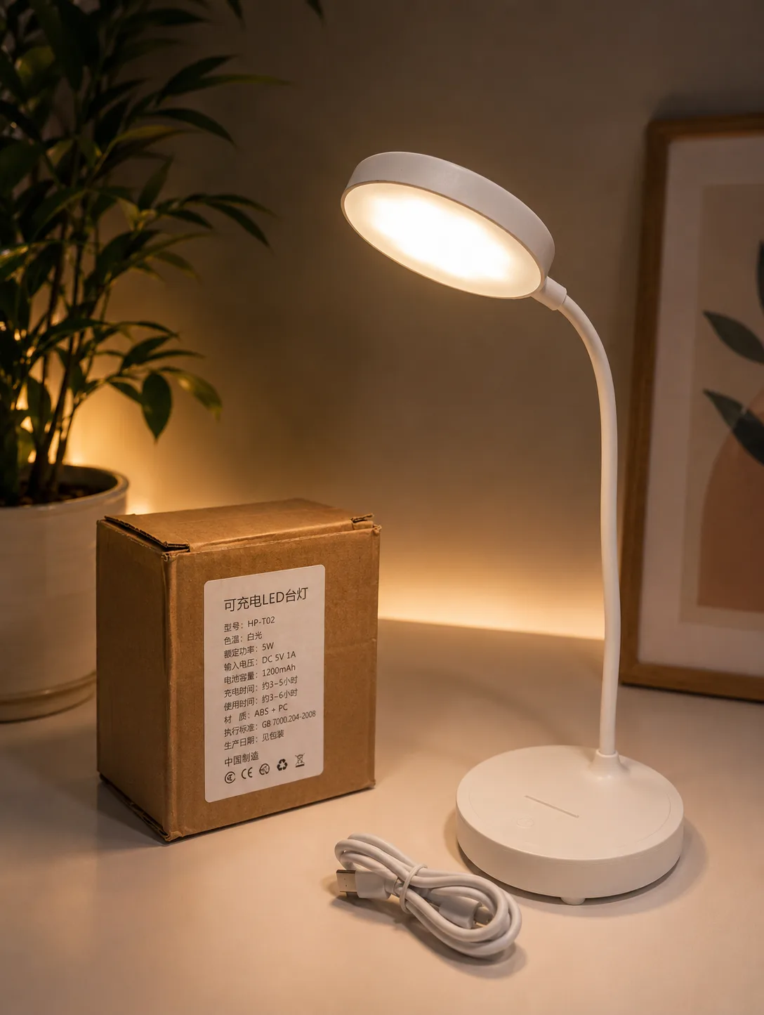 Rechargeable LED Desk Lamp