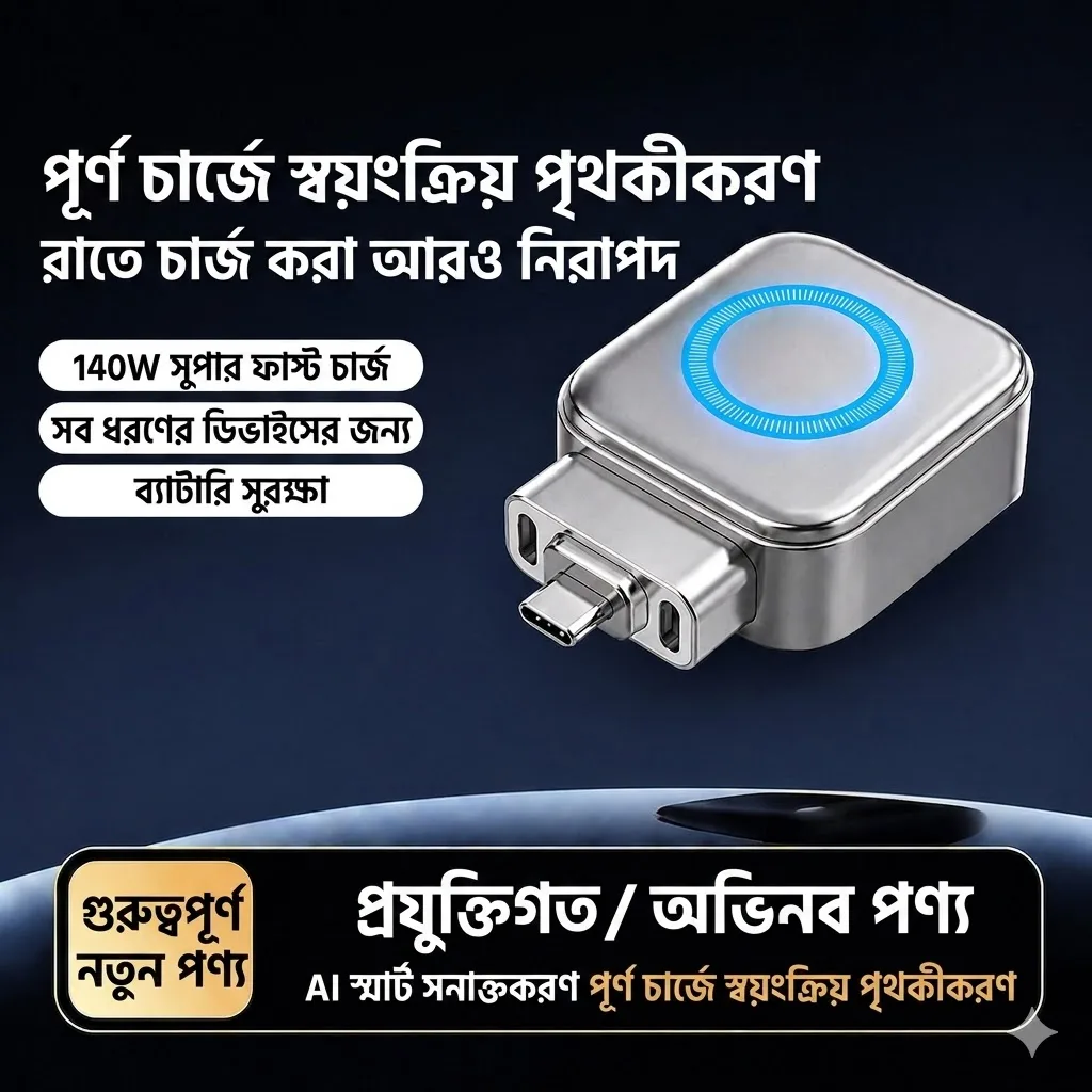 X01 Full Charge Separator – স্মার্ট অটো চার্জ কাট-অফ অ্যাডাপ্টার