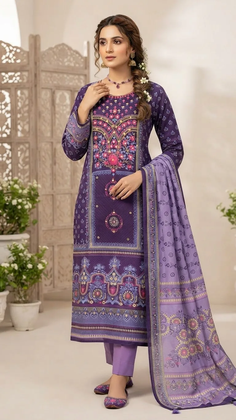 Kar Chupi Boutique Unstitched Three Piece for Women (5)