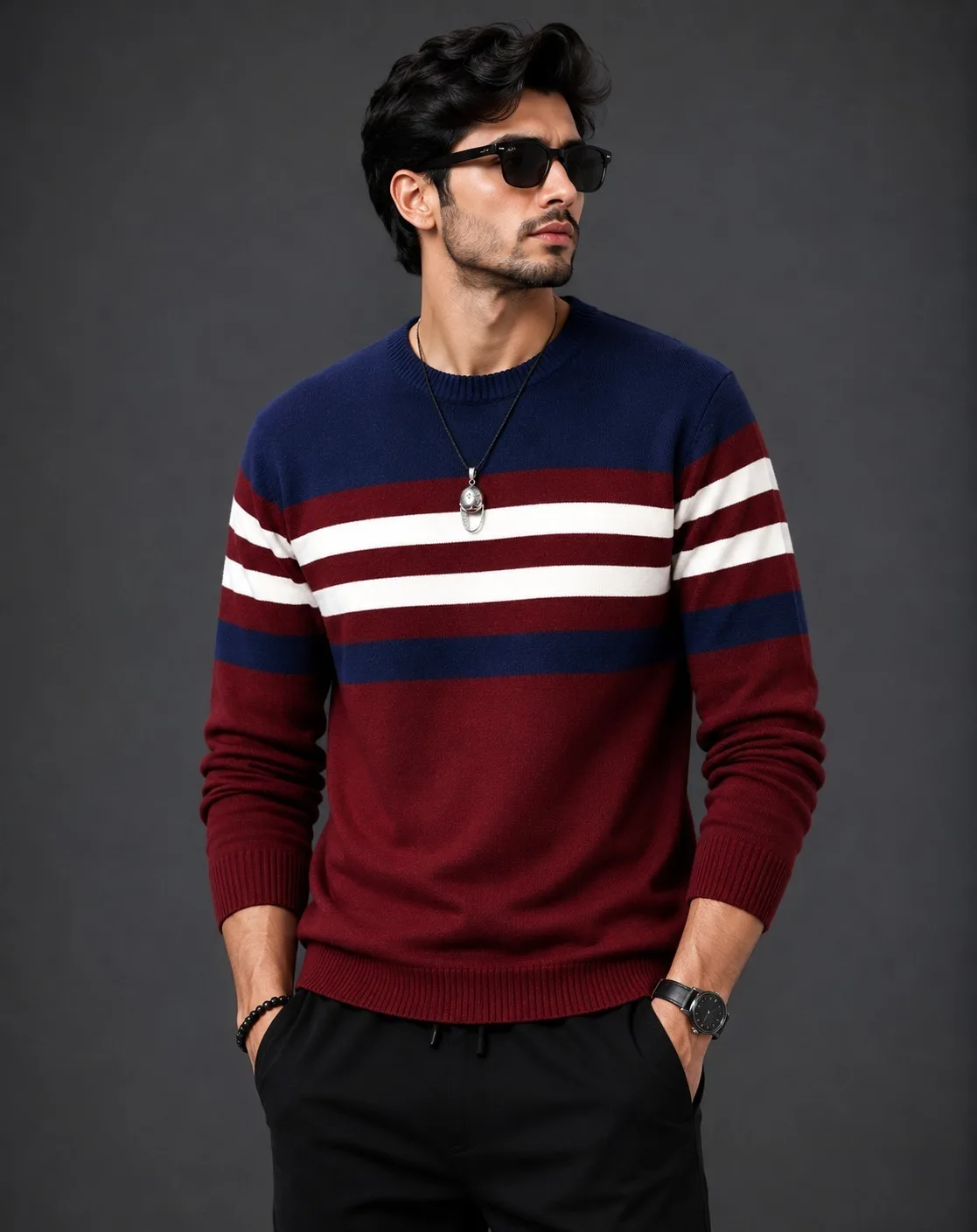 Men's Premium Cotton Full Sleeve T-Shirt 12