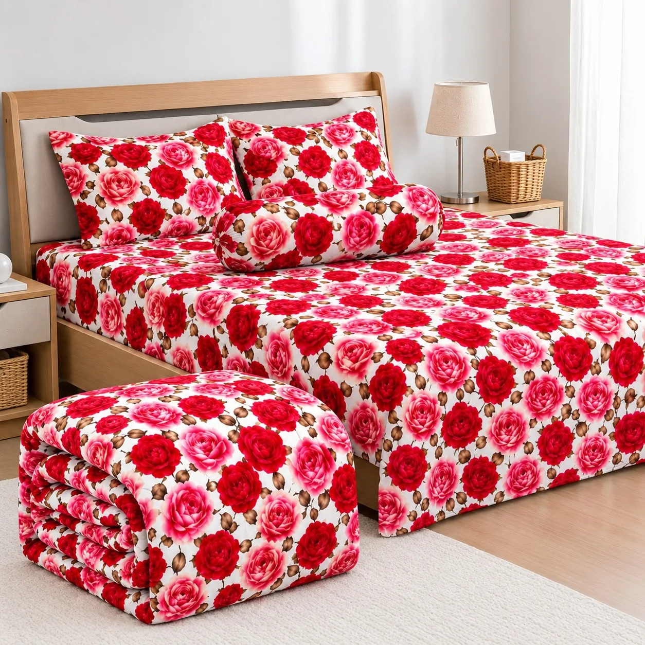 5 Pieces 3D Print Comforter Set (2)