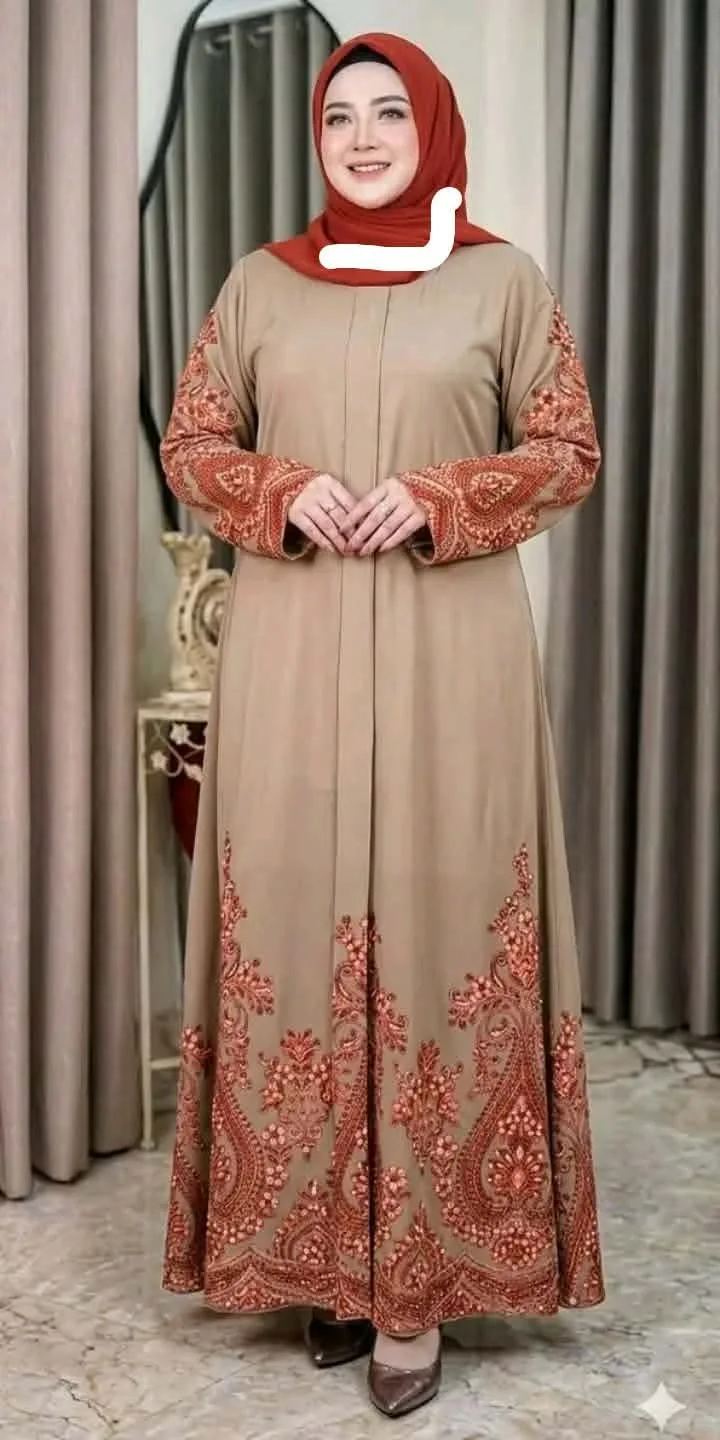 (B&V)Saudia Print Borka (Only Borka) | সৌদিয়া প্রিন্ট বোরকা