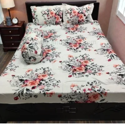 Twill Cotton Bed Sheet 4 Pcs Set (3)