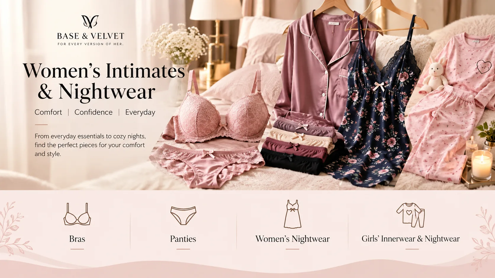 WOMEN'S INTIMATE & NIGHTWEAR
