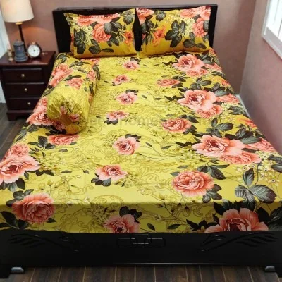 Twill Cotton Bed Sheet 4 Pcs Set (4)