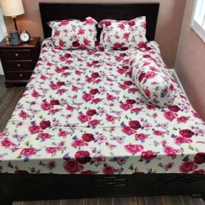 Twill Cotton Bed Sheet 4 Pcs Set (2)