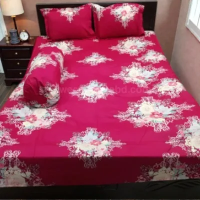 Twill Cotton Bed Sheet 4 Pcs Set (5)