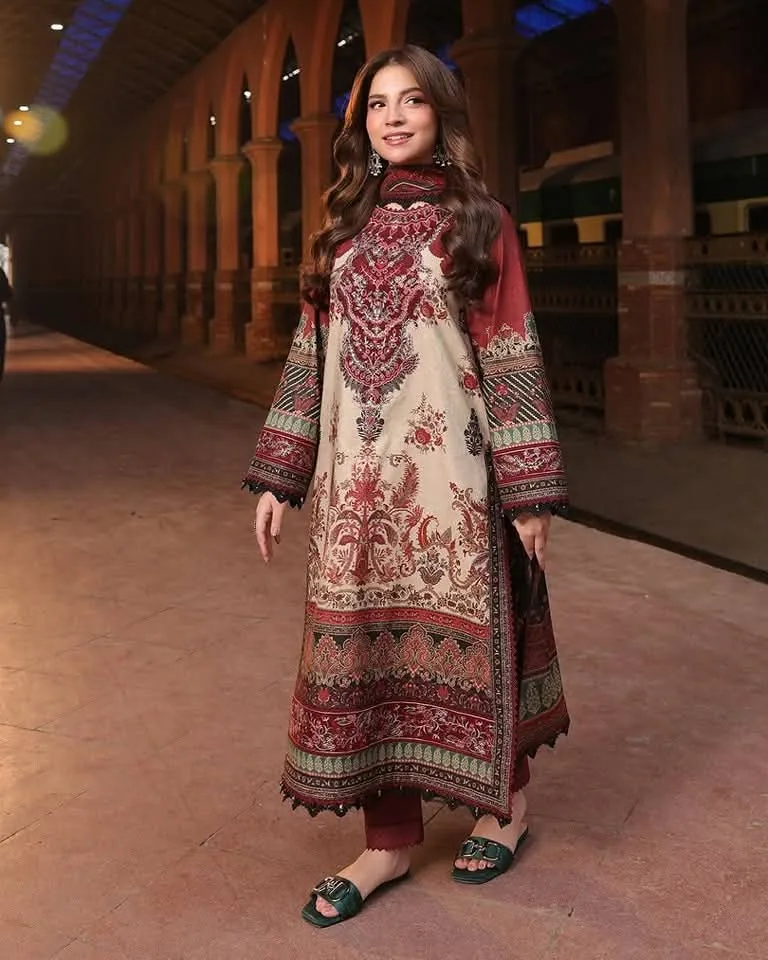 Embroidery Readymade Three Piece – Premium Luxury Collection