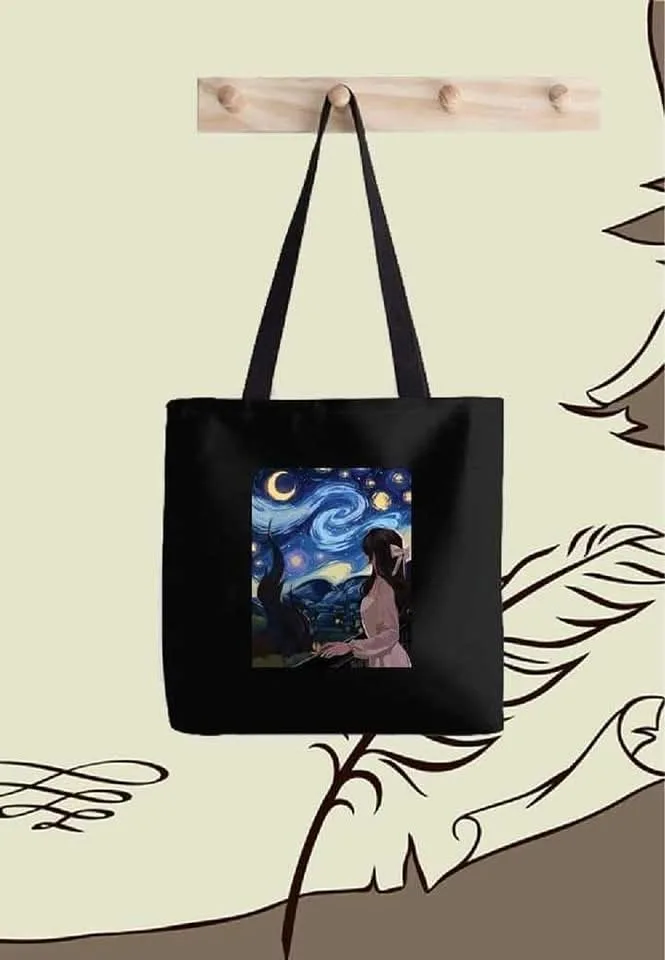 Premium Canvas Tote Bag â Custom DTF Rubber Print with Zipper (PART -3)