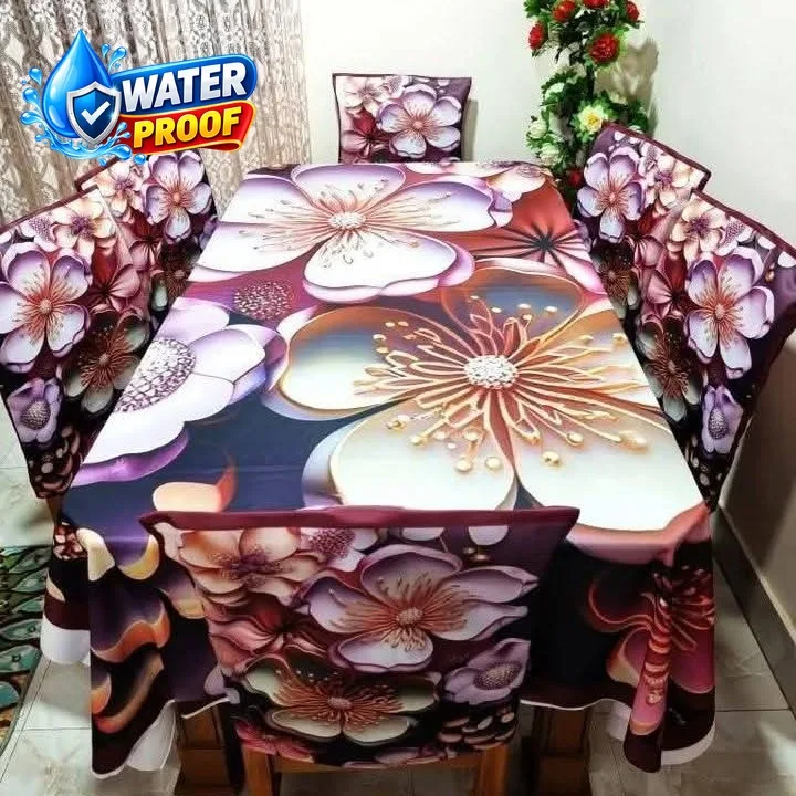 Waterproof 3D Dining Cover Set