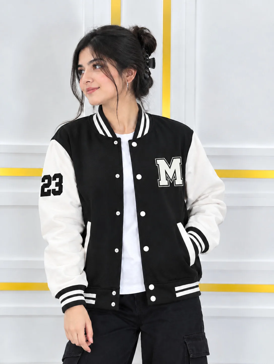 Stylish Cotton Varsity Jacket (2)