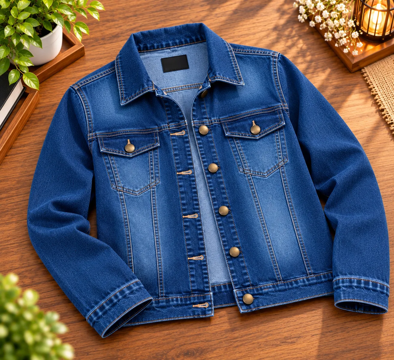 Stylish Premium Ladies Denim Jacket 10 Oz Denim