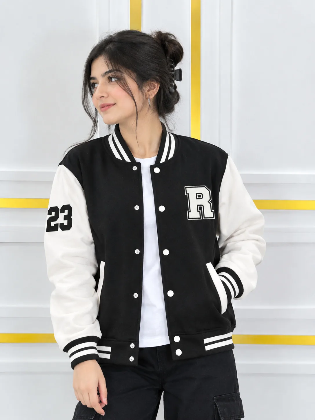 Stylish Cotton Varsity Jacket (5)