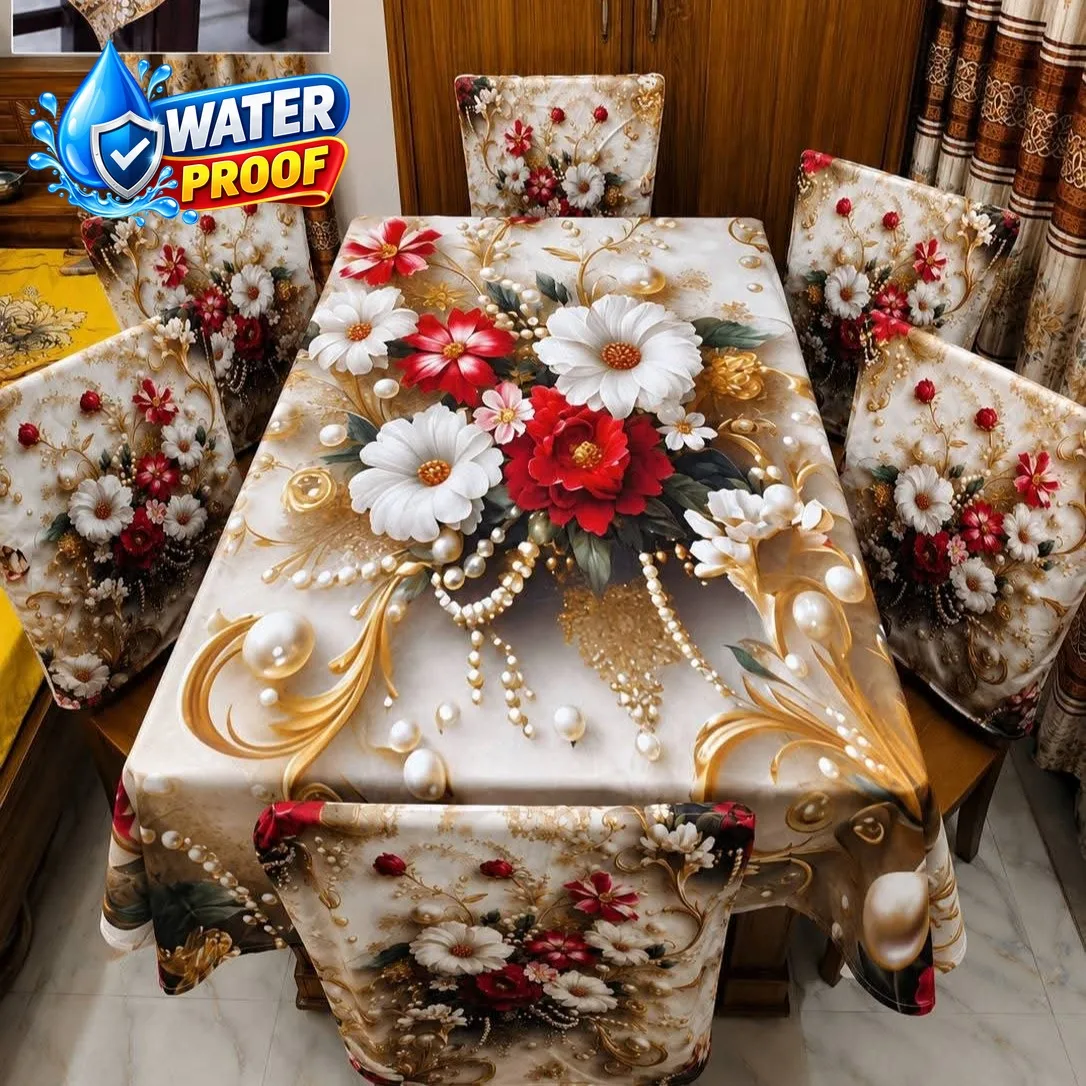 Waterproof 3D Dining Cover Set (3)