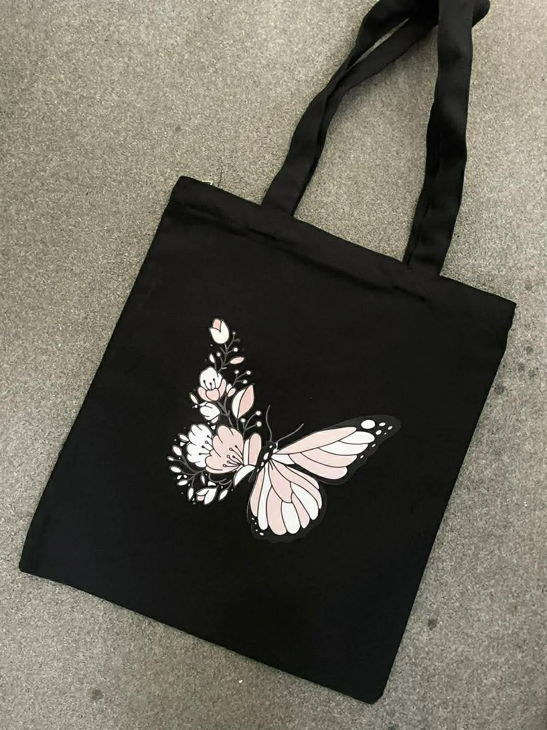 Premium Canvas Tote Bag â Custom DTF Rubber Print with Zipper (PART -5)