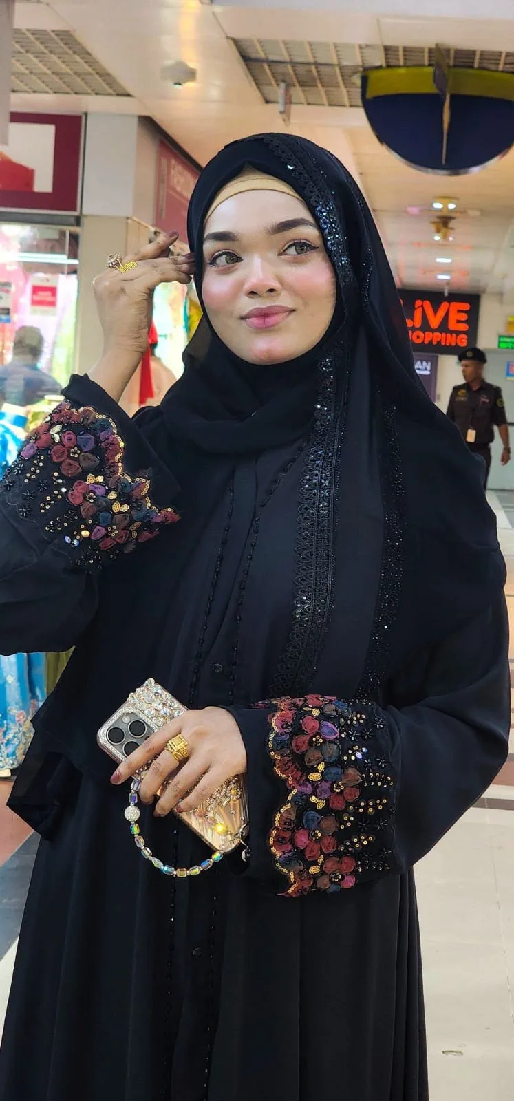 (B&V)Koti Abaya – Dubai Cherry Fabric | কটি আবায়া