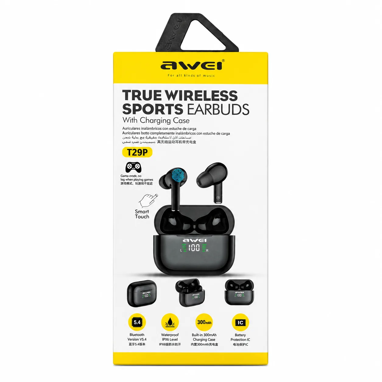 Awei T29P ANC Gaming True Wireless Earbuds