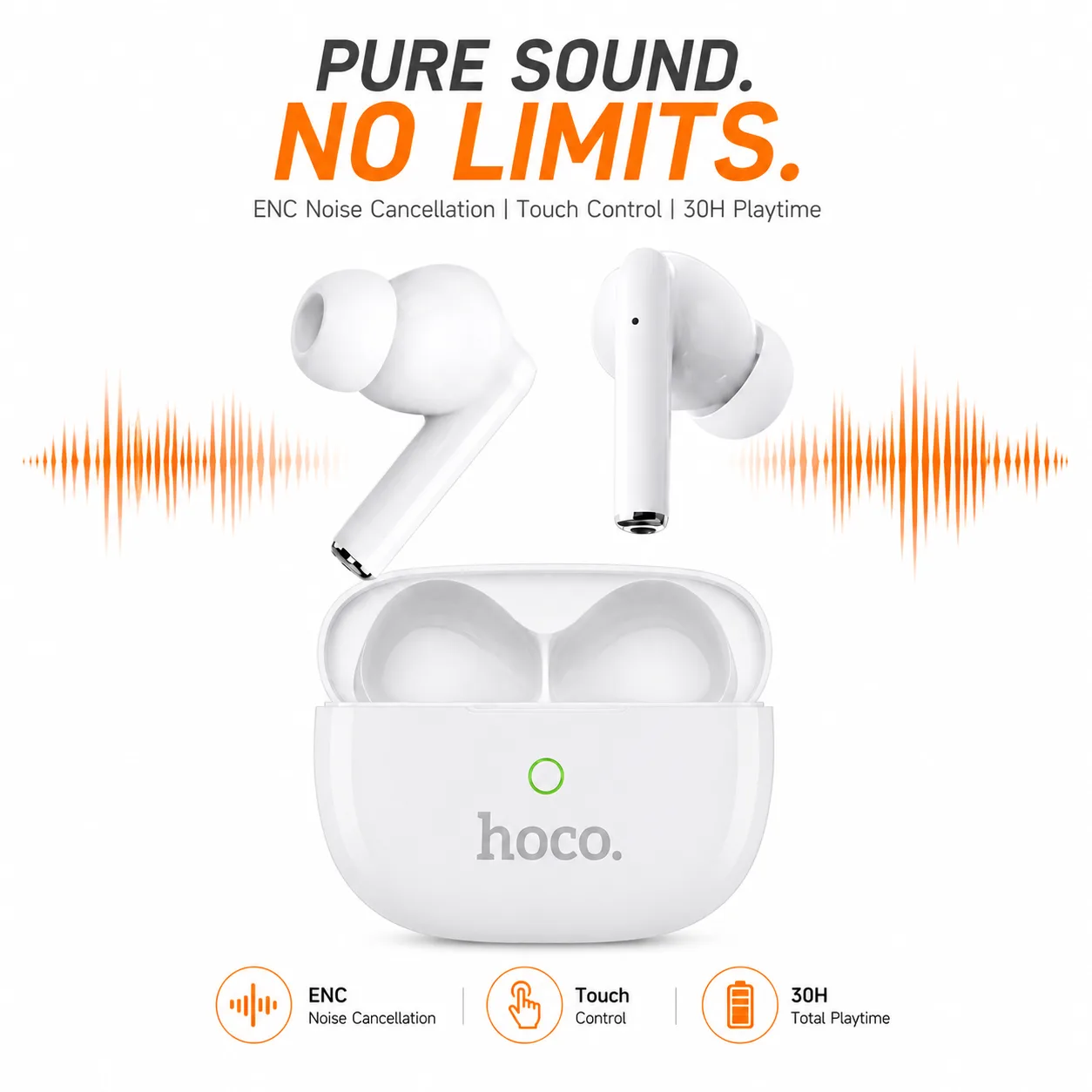 Hoco Y62-ENC True Wireless Bluetooth Earbuds