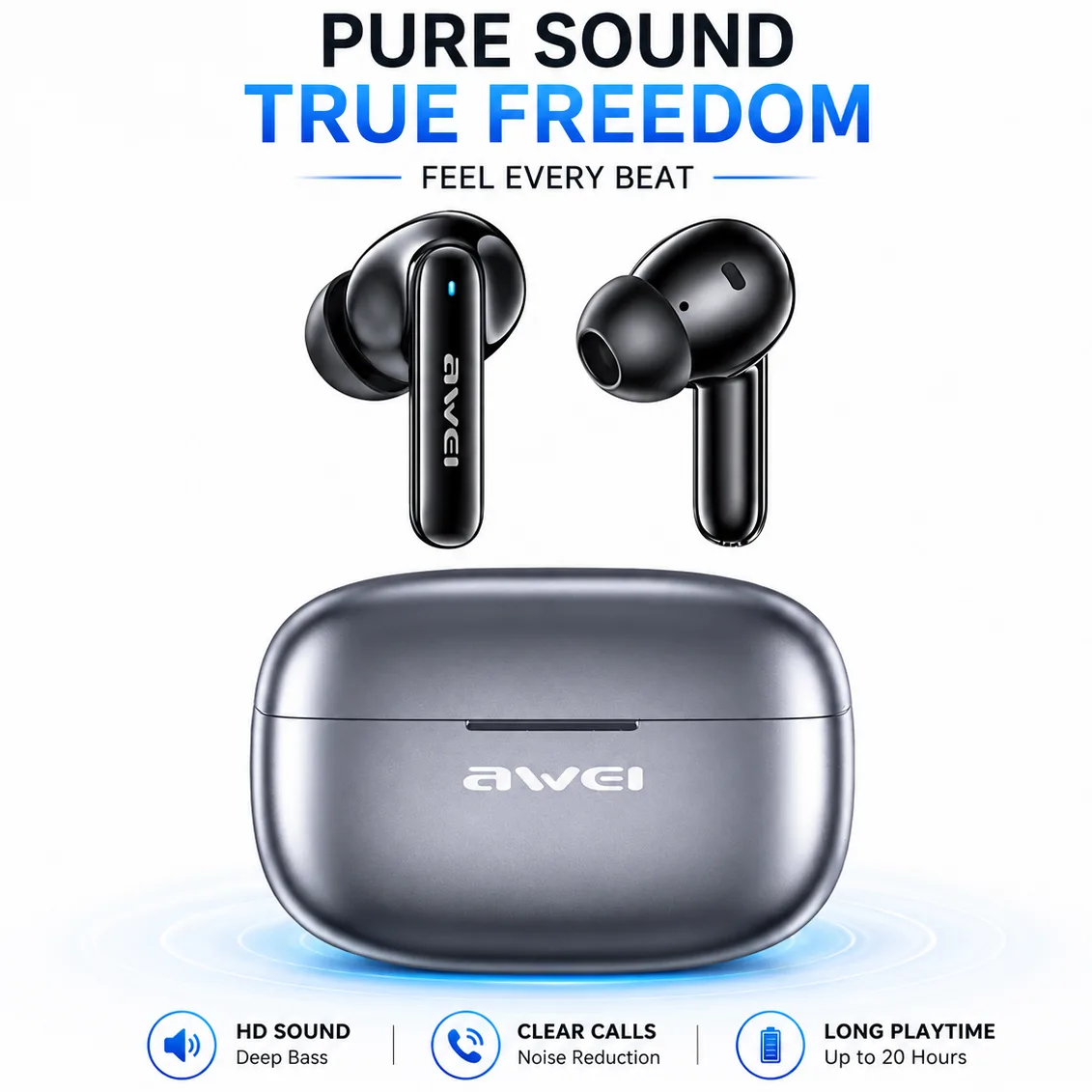 Awei T51 True Wireless Earbuds